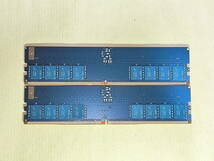 美品 動作確認済み DDR5-4800 64GBセット （32GB×2枚組） CFD crucial PC5-38400 W5U4800CM-32GS CL40 メモリ デスクトップ PC 納品書あり_画像2