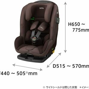 未使用■アップリカ(Aprica) チャイルドシート ジュニアシート ISOFIX フォームフィット セーフティープラスAB メテオブラック 1歳~10歳頃の画像2