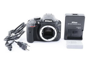 ★良品★ ニコン Nikon D3400 ブラック ボディ ショット数36,453枚 #16742T