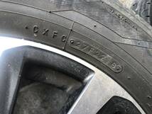 タイヤアルミホイールセット 225/60R17 4本 夏タイヤ ホイル トヨタ純正 アルファード ヴェルファイア 5分山 まだまだ使えます 手渡し可_画像10