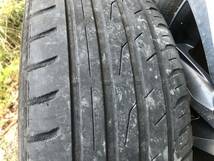 タイヤアルミホイールセット 225/60R17 4本 夏タイヤ ホイル トヨタ純正 アルファード ヴェルファイア 5分山 まだまだ使えます 手渡し可_画像4