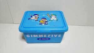 1986年 サンリオ GIMME FIVE プラケース ギミーファイブ 収納ケース 38x29x20cm 道具箱 おもちゃ箱 コンテナ 昭和レトロ 80年代 240226