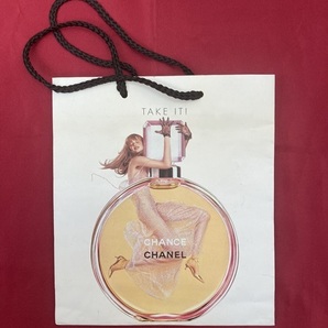 CHANEL シャネル 正規 紙袋 小さいサイズ 香水デザイン W 17.5㎝ / H 20㎝ / D 6.0㎝の画像1