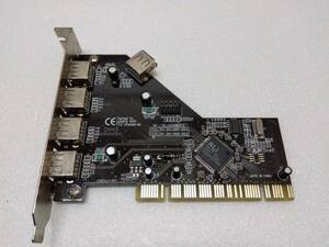 AREA　SD-U2ALI5273-4E2I　PCI接続　USBカード　最大6ポート　（検索　USB 2.0　エアリア　USB増設　USBボード）