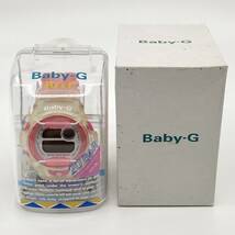 未使用 ケース付き CASIO Baby-G 腕時計 デジタル BG-370R-4T コーラルピンク クリアカラー カシオ ベビージー Y488_画像1