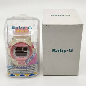 未使用 ケース付き CASIO Baby-G 腕時計 デジタル BG-370R-4T コーラルピンク クリアカラー カシオ ベビージー Y488