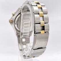 SEIKO セイコー AGS SCUBA 5M23-7A00 腕時計 ウォッチ 自動巻き 機械式 回転ベゼル ダイバーズ デイデイト 銀 シルバー P17_画像5