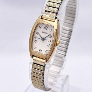SEIKO セイコー 4N21 2080 腕時計 ウォッチ レクタンギュラー クォーツ quartz 金 ゴールド P43