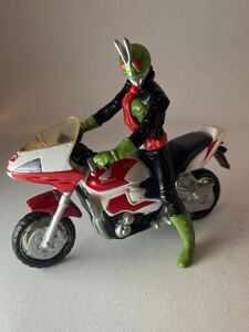 仮面ライダー THE FIRST 特撮メカコレクション　東映マシンクロニクル 仮面ライダー2号 & サイクロン2号 中古 フィギュア バンダイ　ソフビ