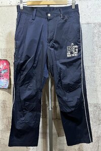 美品 パーリーゲイツ ストレッチ ゴルフパンツ 4 メンズ ネイビー 053-236752 PEARLYGATES