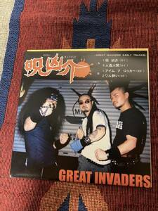 GREAT INVADERS 7インチ rockabilly psychobilly グレート インベーダーズ ネオロカビリー　サイコビリー　レコード　