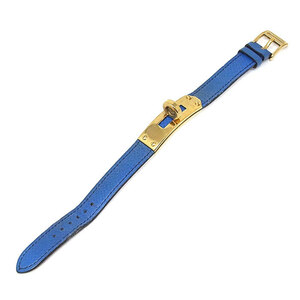 Часы Kelly Genuine Belt Blue Taillock Металлическая фурнитура Подержанные детали для часов HERMES