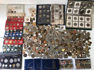外国コイン　記念外国コイン　大量　まとめて　総重量　4833グラム　コインコレクション