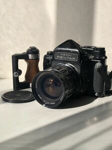 ASAHI PENTAX 6×7 中判カメラ　レンズ　super-multi-coated takumar/6×7 1:4.5/75 カメラレンズセット　ペンタックス