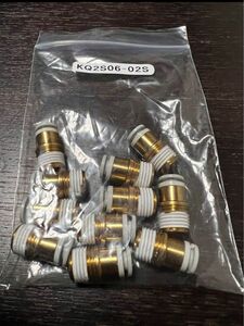 KQ2S06-02S ワンタッチ管継手 六角穴付ハーフユニオン SMC