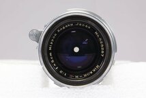 【 ワケあり | 動作正常 】 Nippon Kogaku NIKKOR-H・C 5cm F2 【 線状のくもりあり 】_画像7