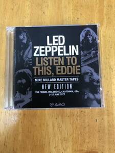 LED ZEPPELIN LISTEN TO THIS EDDIE ミラード　マスターテープ