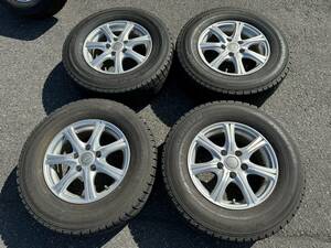 ③　215/70R15　アルミ付スタッドレス　4本セット　PCD100　5穴　ET38　ヨコハマ　アイスガードIG30