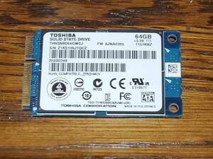 TOSHIBA mSATA SSD 64GB THNSNB064GMCJ