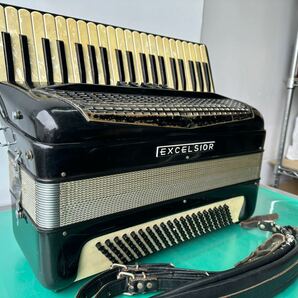 ■■ EXCELSIOR エクセルシオール MOD 400 41鍵盤 120ベース アコーディオン 鍵盤楽器 イタリア製 の画像8