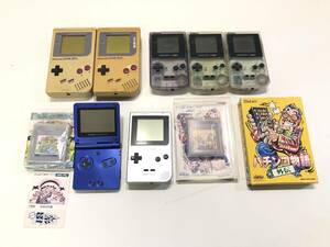 2.22.5【Nintendo/任天堂】GAMEBOY/GAMEBOYCOLOR/GAMEBOY Light/GAMEBOY ADVANCESP＋ソフト(ピンボール 66匹のワニ大行進・パチンコ物語)★