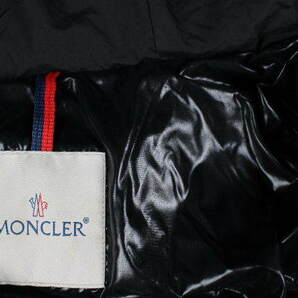 76 モンクレール MONCLER ロゴ デカワッペン ダウンジャケット デュボワ １/M  メンズ フード ダウン I152の画像7