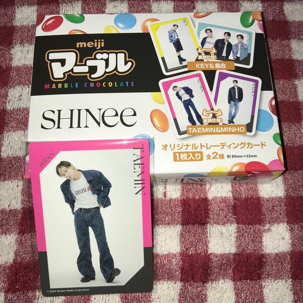 SHINee ローソン 明治 トレカ ミノ テミン 箱付き