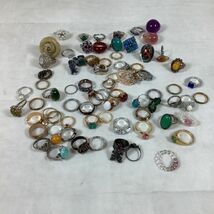 B3018【大量】アクセサリー. まとめ. ■ネックレス. ■ブレスレット. ■ブローチ. ■指輪 リング. ■スワロフスキー. ケース等込み約10kg_画像9