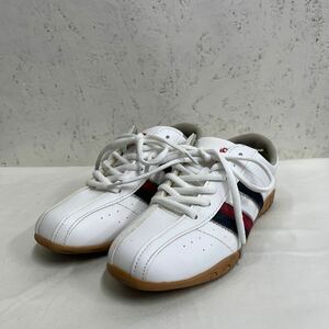 【美品】 い21 SPOON CLUB スプーンクラブ スニーカー 靴 シューズ 白 24cm