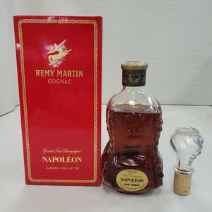 E29300(032)-608/MY8000　酒　REMY MARTIN　NAPOLEON　レミーマルタン　ナポレオン　CARAFE DECANTER　カラフェ デキャンタ　COGNAC　箱付