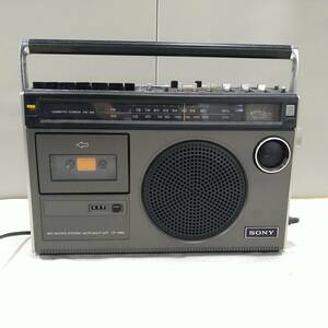 F6864(033)-720/TY4000　SONY CF-1980 ラジカセ FM/AMラジオ カセットテープ　ソニー