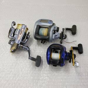 M25896(033)-564/HK3000　リール３点まとめ　DAIWA　ダイワ　SPRINTER　HV2500/SUPER TANASENSOR-S/PREED　150早技　CRBB BUILT IN MODEL