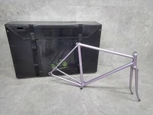CHARI(032)-19/YK8000　MAKINO 自転車 フレーム CT約52㎝ ケース付属