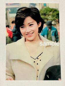  Okada Yukiko L stamp photograph idol 407