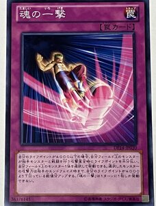 遊戯王 ノーマル 罠 1枚 魂の一撃 DP14