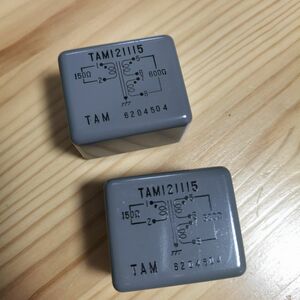 タムラトランス TAM121115 150Ω/600Ω 2個