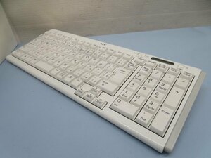 ★NEC KG-0656 ワイヤレスキーボード ホワイト エヌイーシー PC用品 USED 90906★！！