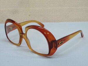 フロント幅14.5㎝★ChristianDior 52□16 1205 メガネフレーム 度あり FRAME AUSTRIA クリスチャンディオール USED 90770★！！