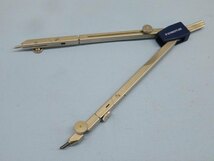 全長15.7㎝■STAEDTLER 製図用コンパス ステッドラー 文房具 替え芯 ケース付き 90976■！！_画像1