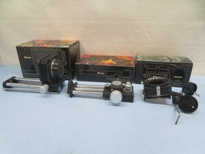 3台セット◎Minolta ①AUTO BELLOWSⅠ ②FOCUSING-RAIL ③SLIDE-COPIER カメラ用品 ミノルタ USED 91058◎！！