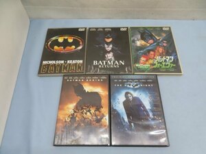 5本セット★BATMAN RETURNS/FOREVER/Begins/The Dark Knight DVD バットマン リターンズ フォーエバー ビギンズ ダークナイト USED 91216★