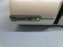 ★KING JIM SR3700P ラベルライター TEPRA PRO キングジム テプラプロ アダプター/USBケーブル付き USED 91258★！！_画像2