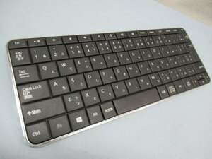 ■Microsoft 1521 ワイヤレスキーボード マイクロソフト Wedge Mobile Keyboard 電池付き 動作品 91289■！！