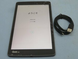 8インチ■LG/au LGT31 タブレット Qua tab PX au Android Ver.7.0 保護シールあり USB充電ケーブル付き 91286■！！