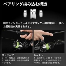 オマケ有★ ゴメクサス チタン2BBラインローラー シマノ用 ステラ ヴァンキッシュ ツインパワー エクスセンス ストラディック カーディフ_画像3