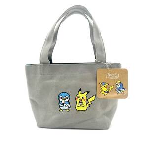 未使用 タグ付 pokemon center 倉敷帆布 トート 小 のんびりライフ bag japan ポケモンセンター ポケモン ピカチュウ ポッチャマ 2020 新品