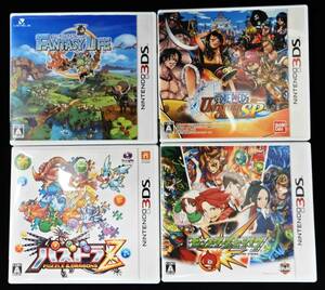 【USED品1円～】 NINTENDO 3DS / ニンテンドー 3DS ソフト 4枚セット
