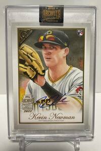 topps 2022 ARCHIVES SIGNATURE SERIES Pirates パイレーツ Kevin Newman ケビン ニューマン 19枚限定 直筆サイン カード (Reds 現 レッズ)