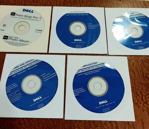 Dell Dimension Windows XP Resource CD　など5枚セット　リカバリディスク