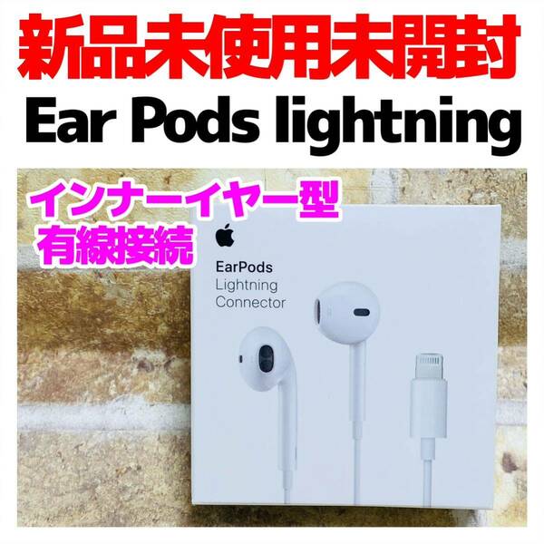 新品 Apple EarPods with Lightning 本体 512 MMTN2J/A
